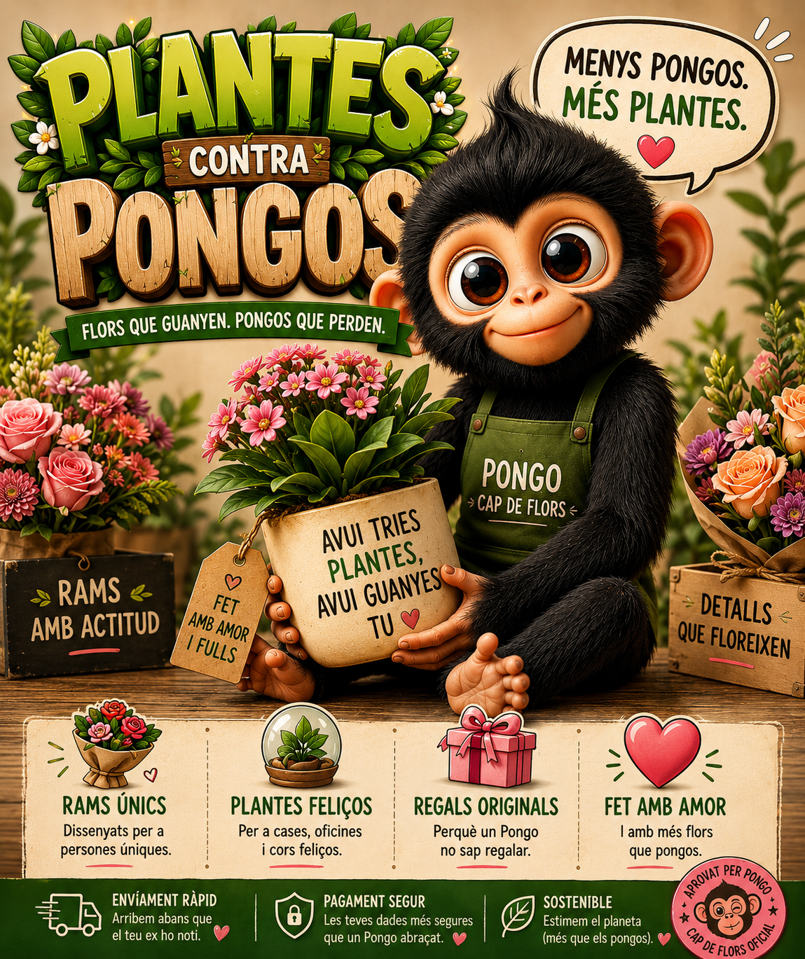 Plantes contra Pongos